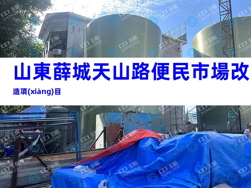 山東薛城天山路便民市場改造項(xiàng)目