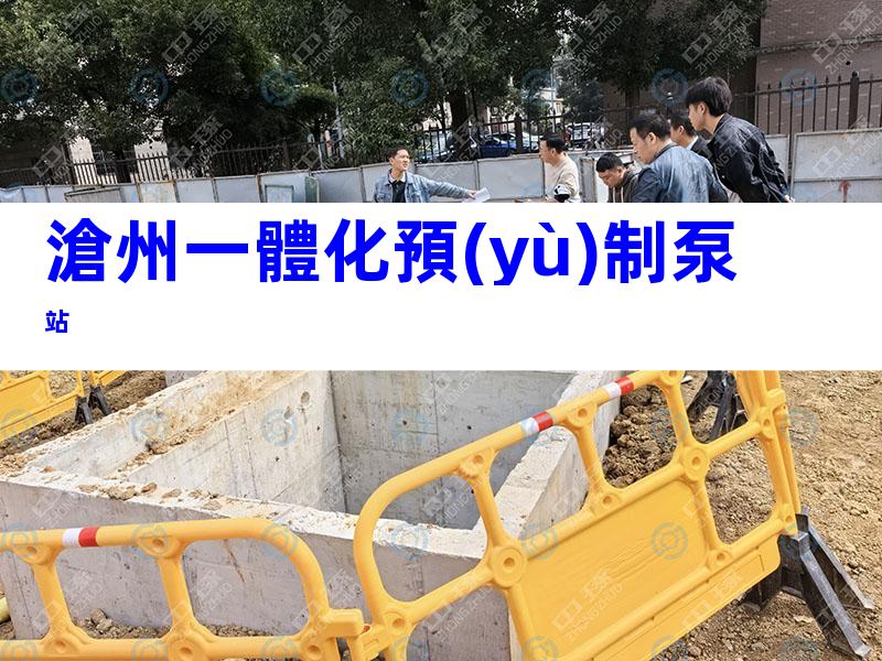 滄州一體化預(yù)制泵站