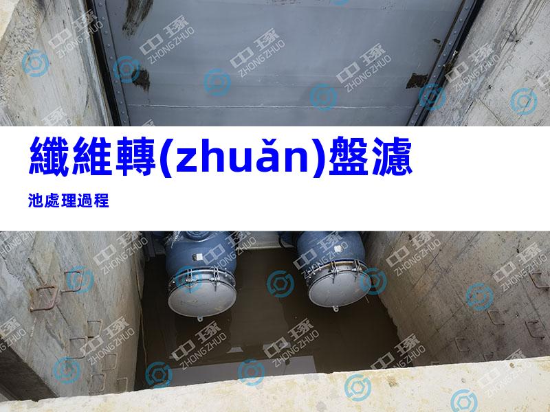 纖維轉(zhuǎn)盤濾池處理過程
